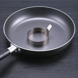 Maxbell 2pcs Nonstick Egg Fryer Round Ring Kitchen Cooker Mold Breakfast Maker 9cm