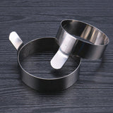 Maxbell 2pcs Nonstick Egg Fryer Round Ring Kitchen Cooker Mold Breakfast Maker 9cm