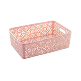 Maxbell Hollow Out Storage Basket Sundries Underwear Organizer Pink basket(large) - Aladdin Shoppers