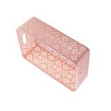 Maxbell Hollow Out Storage Basket Sundries Underwear Organizer Pink basket(large) - Aladdin Shoppers