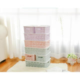 Maxbell Hollow Out Storage Basket Sundries Underwear Organizer Pink basket(large) - Aladdin Shoppers