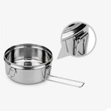 Maxbell 2x Stainless Steel Lunch Bags Round Lunch Box Food Bento Container Small
