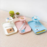 Maxbell Double-deck Desktop Storage Box Stationery Organizer Pen Pencil Holder Blue - Aladdin Shoppers