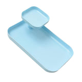 Maxbell Double-deck Desktop Storage Box Stationery Organizer Pen Pencil Holder Blue - Aladdin Shoppers