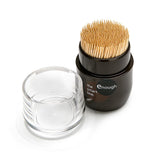 Maxbell Toothpick Jar Travel Toothpick Holder Dispenser Cute Household Brown - Aladdin Shoppers