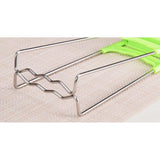 3pcs Steel Plate Gripper Clip Foldable Dish Tong Anti Heat Bowl Clamp