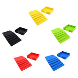 Square Drinks Coaster Silicone Cup Tea Mat Holder Mug Glasses Set Black