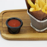Maxbell 1.7oz Condiment Box Mini Sauce Cup Chutney Cups Dipping Container 3pcs