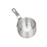 Maxbell 2pcs Stainless Steel Mini Sauce Pan Nonstick Small Milk Pan and Spoon 50ml