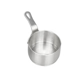 Maxbell 2pcs Stainless Steel Mini Sauce Pan Nonstick Small Milk Pan and Spoon 50ml