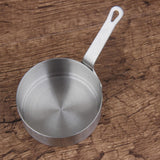 Maxbell 2pcs Stainless Steel Mini Sauce Pan Nonstick Small Milk Pan and Spoon 50ml