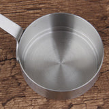 Maxbell 2pcs Stainless Steel Mini Sauce Pan Nonstick Small Milk Pan and Spoon 50ml