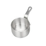 Maxbell 2pcs Stainless Steel Mini Sauce Pan Nonstick Small Milk Pan and Spoon 50ml