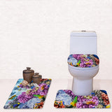 Maxbell 3 Piece Animal Toilet Covers Set Flannel Mats Bathroom Rug Style 13 - Aladdin Shoppers