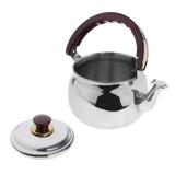 Maxbell 2pcs Outdoor Camping Stainless Steel Whistling Kettle Kitchen Tea Pot 1L