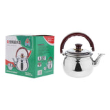 Maxbell 2pcs Outdoor Camping Stainless Steel Whistling Kettle Kitchen Tea Pot 1L