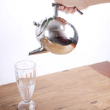 Maxbell 2 Pack Stainless Steel Teapot Kitchen Tea Kettle Metal Tea Pot with Infuser