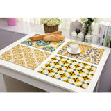 Maxbell Cotton Linen Geometric Print Art Pattern Placemats Table Mats Pattern 7 - Aladdin Shoppers