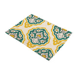 Maxbell Cotton Linen Geometric Print Art Pattern Placemats Table Mats Pattern 8 - Aladdin Shoppers
