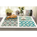 Maxbell Cotton Linen Geometric Print Art Pattern Placemats Table Mats Pattern 12 - Aladdin Shoppers
