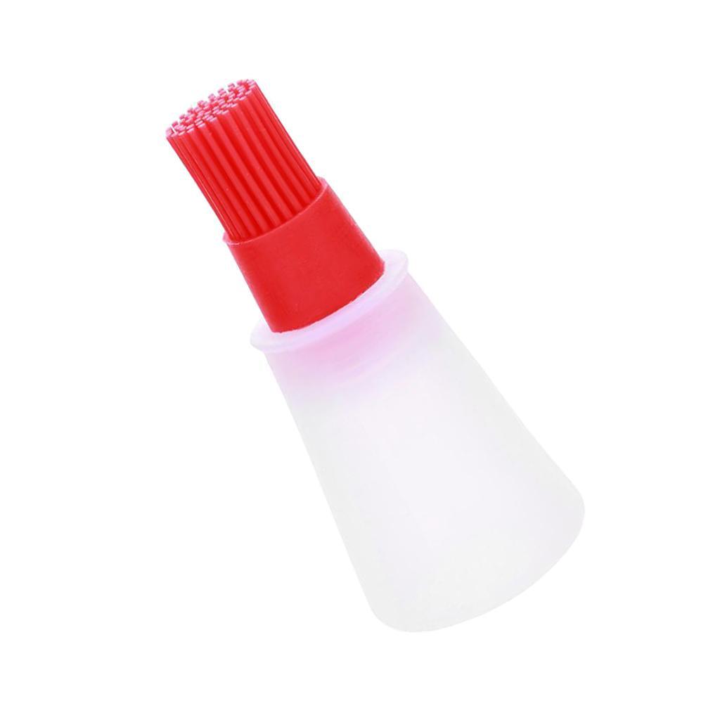 Maxbell Maxbell Honey Silicon Oil Bottle Brush Grill Bake Heat Resistance for Kitchen Use Red