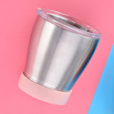 2 Pieces Stainless Steel Cup Outdoor Coffee Tea Juice Water Drinks Mug Green