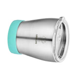 2 Pieces Stainless Steel Cup Outdoor Coffee Tea Juice Water Drinks Mug Green