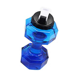 Maxbell 2pcs 2.2L Dumbbell Transparent Sport Cup Exercise Water Bottle Fitness Gym