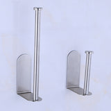 Maxbell 2pcs Stainless Steel Hanger Clip Organizer Paper Tissue Holder Stand