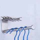 Maxbell 2pcs Stainless Steel Hanger Clip Organizer Paper Tissue Holder Stand