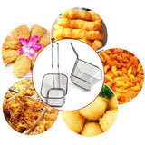 Maxbell French Fries Basket Metal Wire Food Colander Sifter Fine Mesh Cookware - Aladdin Shoppers