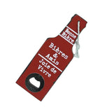 Maxbell Vintage Wooden Multipurpose Beer Bottle Opener Wall Mounted Red Bieres - Aladdin Shoppers