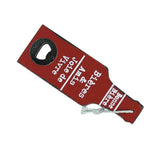 Maxbell Vintage Wooden Multipurpose Beer Bottle Opener Wall Mounted Red Bieres - Aladdin Shoppers