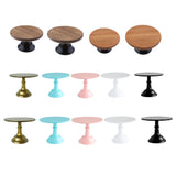 Maxbell Wood Cake Stand 10/12inch Wedding Cake Fondant Display Plate  Coffee 10inch