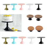 Maxbell Wood Cake Stand 10/12inch Wedding Cake Fondant Display Plate  Coffee 10inch