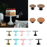 Maxbell Wood Cake Stand 10/12inch Wedding Cake Fondant Display Plate  Coffee 10inch