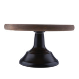 Maxbell Wood Cake Stand 10/12inch Wedding Cake Fondant Display Plate  Coffee 10inch