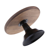 Maxbell Wood Cake Stand 10/12inch Wedding Cake Fondant Display Plate  Coffee 10inch