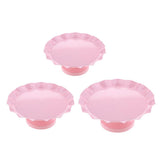 Maxbell Cake Pan Dessert Table Iron Cake Stand Pink S