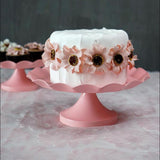 Maxbell Cake Pan Dessert Table Iron Cake Stand Pink M