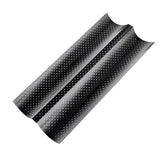 Perforated Baguette Pan French Bread Tray Wave Loaf Mold Black 2 Gutters