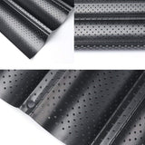 Perforated Baguette Pan French Bread Tray Wave Loaf Mold Black 4 Gutters