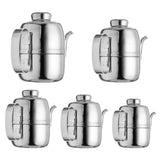 Maxbell Stainless Steel Olive Oil Vinegar Can Drizzler Cruet Bottle Oil Dispenser 32oz