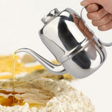 Maxbell Stainless Steel Olive Oil Vinegar Can Drizzler Cruet Bottle Oil Dispenser 32oz