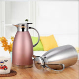 Maxbell Double Vacuum Insulation Thermal Coffee Carafe Home Water Pot Silver2.3L - Aladdin Shoppers