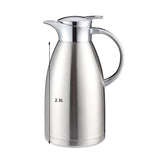 Maxbell Double Vacuum Insulation Thermal Coffee Carafe Home Water Pot Silver2.3L - Aladdin Shoppers