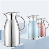 Maxbell Double Vacuum Insulation Thermal Coffee Carafe Home Water Pot Silver2.3L - Aladdin Shoppers