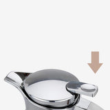 Maxbell Double Vacuum Insulation Thermal Coffee Carafe Home Water Pot Silver2.3L - Aladdin Shoppers