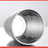 Maxbell Double Wall Wine Cup Stainless Steel Beer Mug Travel Drinking Glass B 185ml