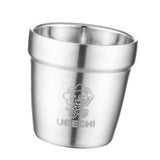 Maxbell Double Wall Wine Cup Stainless Steel Beer Mug Travel Drinking Glass B 185ml